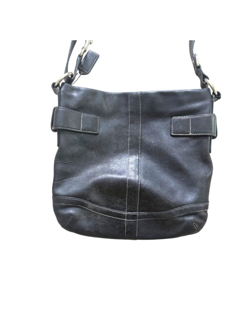 Coach Women's Soho Shoulder Bag Vintage Y2K Quiet Luxury Leather Black Crossbody - Picture 3 of 11